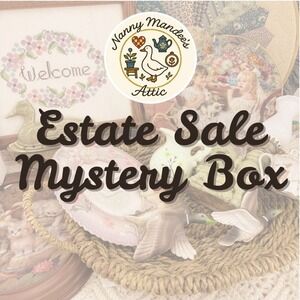 Estate Sale Vintage Mystery Box Cottagecore Victorian Keepsake Country Curated
